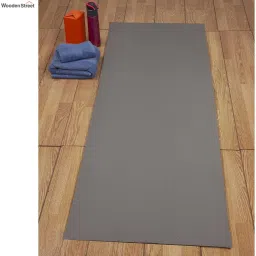 grey yoga mat Pink 4 mm Yoga Mat-image-4