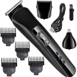 WEOU New Body Grooming Kit With Shaver Head and Nose Trimmer For Men&Women Grooming Kit 60 minRuntime 4 Length Settings-image-16