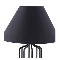 Devansh Black Solid Frustum Table Lamp image 5
