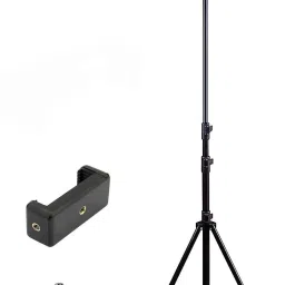 BASS BLING 7Ft Big Tripod Portable & Adjustable stand with Clip Holder & 360 Degree Rotate Tripod, Tripod Ball Head-38