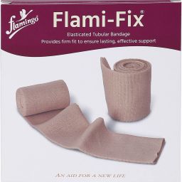 Flami-Fix Elasticated Tubular Bandage-Seamless Knitted, Cotton-Spandex 3"/7.5 CM Crepe Bandage-image-0