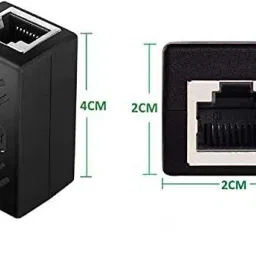 RAREGEAR RJ45 Coupler Ethernet Coupler Cat7, Cat6 Cat5e RJ45 8P8C LAN Coupler Pack of 15 Lan Adapter image 2