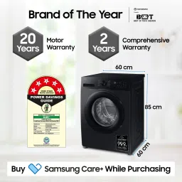 samsung 12 kg Fully Automatic Front Load with In-built Heater Black, Grey image 4