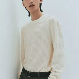 H&M Regular Fit Textured-Knit Jumper-image-89