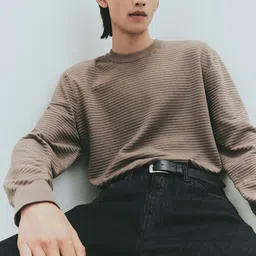 H&M Regular Fit Textured-Knit Jumper-image-31