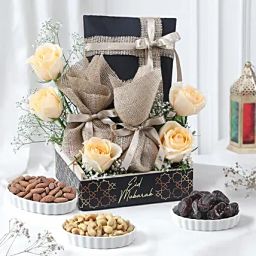 Roses N Nutty Eid Delight Hamper-image-37