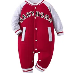StyleCast x Revolte Infant Boys Printed Cotton Romper-image-2