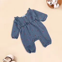 MeeMee Infants Printed Cotton Rompers-17