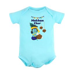 FFLIRTYGO Kids Janmashtmi Special Pure Cotton Half Rompers-image-47