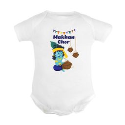 FFLIRTYGO Kids Janmashtmi Special Pure Cotton Half Rompers-image-45