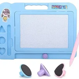 Magnetic Slate Whiteboard and Blackboard with Chalk-13