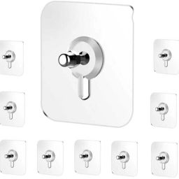 Glossy Shower Rod Hook-image-51