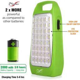 24 energy Dual Mode Brightness with 40LED Chargeable Table lantern 8 hrs Flood Lamp Emergency Light image 3