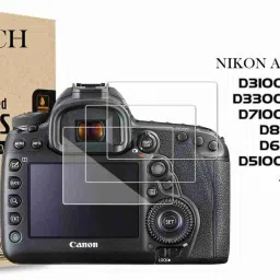 FINCH Edge To Edge Screen Guard for Nikon D3100 /D3200/ D3300/ D3400/ D5/ D4S/ D500/ D5100/ D5200/ D5300/ D5500/ D5600/ D610/ D600/ D7100/ D7200/ D750/ D800/ D810/ D800E/ D7500/ J1 /J2 /J3/ J5/ J4/ D300/ D700/ P900S/ P600/ D7000-image-48