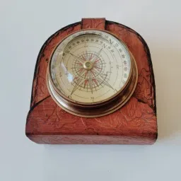 Nautical Anchor Compass Replica Desktop Antique Vintage Compass-image-12