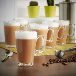(Pack of 6) Crystal Clear Glass Tea Coffee Cup SetZb2410 Glass Set Water/Juice Glass-image-93
