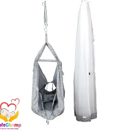 safechamp Roxy Baby Swing Cradle With Mosquito Net , Pillow And Spring image 4