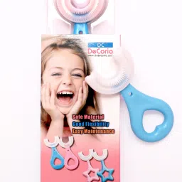 Children Infant Toothbrush 360 Degree U-shaped For 2-6 Years Silicone Clean Brushing Kids Teeth Dental Care Hand-Held Version Soft Toothbrush Soft Toothbrush-image-60