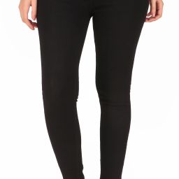 Women Slim Mid Rise Black Jeans-image-28