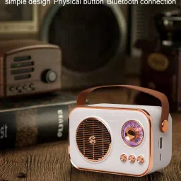 Monrix Bluetooth Wireless Speaker |10W RMS |USB/AUX Input | Hands-Free Calling (RM-363) 7 W Bluetooth Speaker image 5