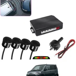 Car Reverse Parking Black 4 Sensor With LED Display/Buzzer-302 Universal Black Parking Sensor Safety Kit For Car-302 Parking Sensor-image-61