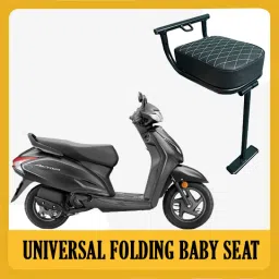 DZRD-XS Universal Folding Baby Seat Compatible for Activa 6G Single Bike Seat Cover For Hero, Honda, TVS, Suzuki Access, Access 125, Activa, Activa 3G, Activa 4G, Activa 5G, Activa 6G, Activa i, Jupiter-28