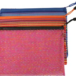 Fruit & Vegetable Fridge/ Reusable Mesh Produce Bag (Multi) Set of 3 Pcs Pack of 3 Grocery Bags-image-45