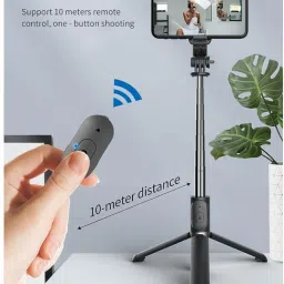 Clairbell UY6_R1S Bluetooth Selfie Sticks with Remote and Selfie Light Single Gimbal for Mobile-27