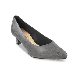 J.FONTINI Textured Kitten Pump Heels-49