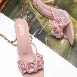 JM Looks Open Toe Party Slim Sandals-image-56