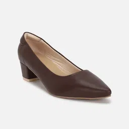 Van Heusen Woman Pointed Toe Block Heeled Pumps-25