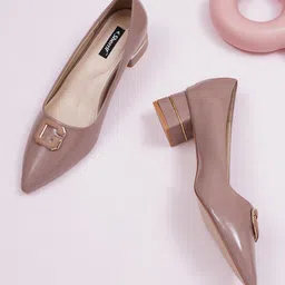 Sherrif Shoes PU Block Pumps-picture-11
