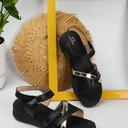 Carlton London Colourblocked Open Toe Comfort Heels-7
