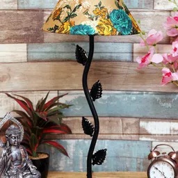foziq  Black & Green Printed Table Lamps-20
