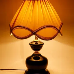 Devansh Off White Frustum Table Lamps-11