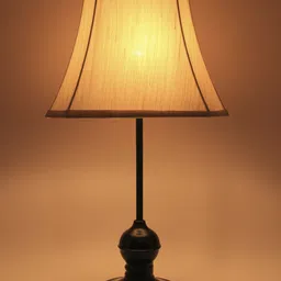Devansh Off White Frustum Table Lamps-50