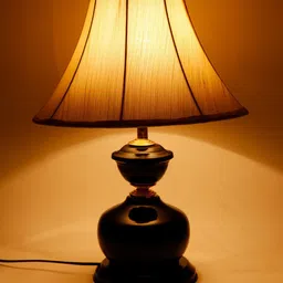 Devansh Off White Frustum Table Lamps-24