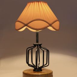 Devansh Off White Frustum Table Lamps-image-34