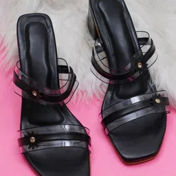 Misto Black Block Sandals-picture-55