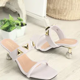 madam glorious Square Toe Stiletto Heels-29