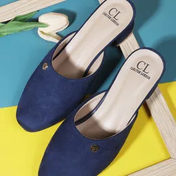 Carlton London Round Toe Block Heeled Pumps-53
