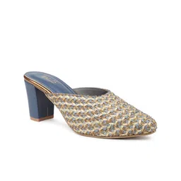 Inc 5 Embellished Ethnic Block Mules-14