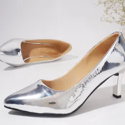 Try Me Pointed Toe Pumps Block Heels-39