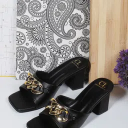 Carlton London Embellished Block Pumps-42