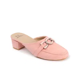 Carlton London Round Toe Block Mules image 2