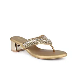 Inc 5 Embellished Open Toe Block Heels image 4