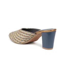 Inc 5 Embellished Ethnic Block Mules image 3