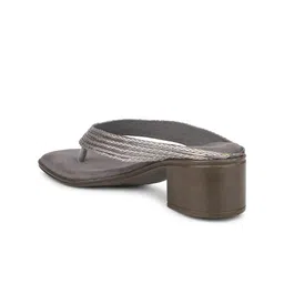 Inc 5 Textured Open Toe Suede Block Heels image 3