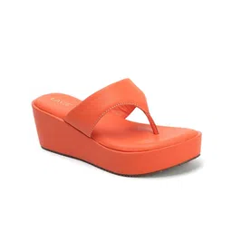 Lavie Textured Open Toe Flatform Heels image 3