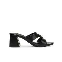 ELLE Open Toe Block Heels image 3